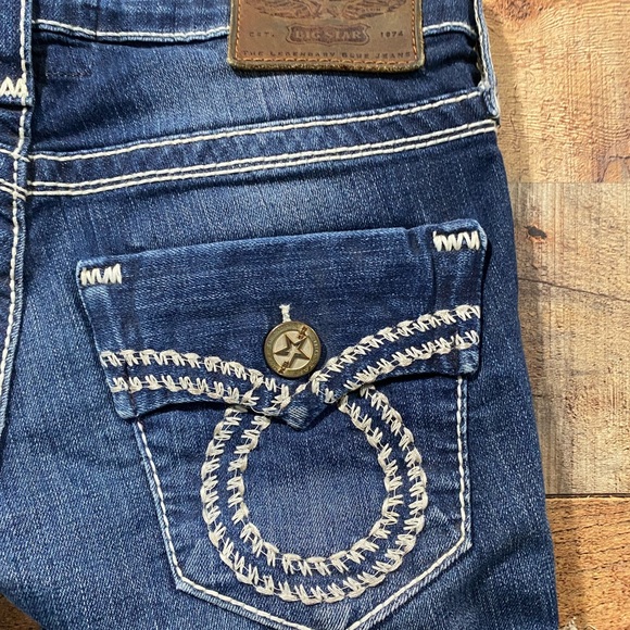 Big Star Jenae Low Rise Jeans Size 25 - Picture 4 of 5